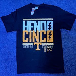 Hendon Hooker Tennessee Vols Volunteers Team Football T-Shirt Small Black